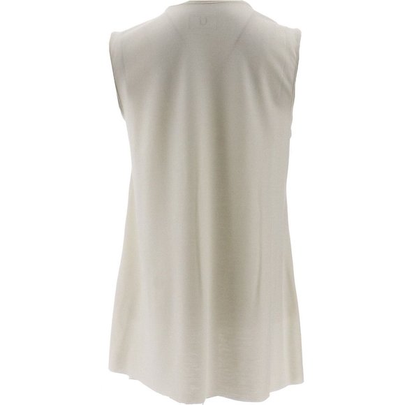 NWT G BY GIULIANA CROSSOVER TANK TOP SOFT CREAM XXS - Picture 3 of 7